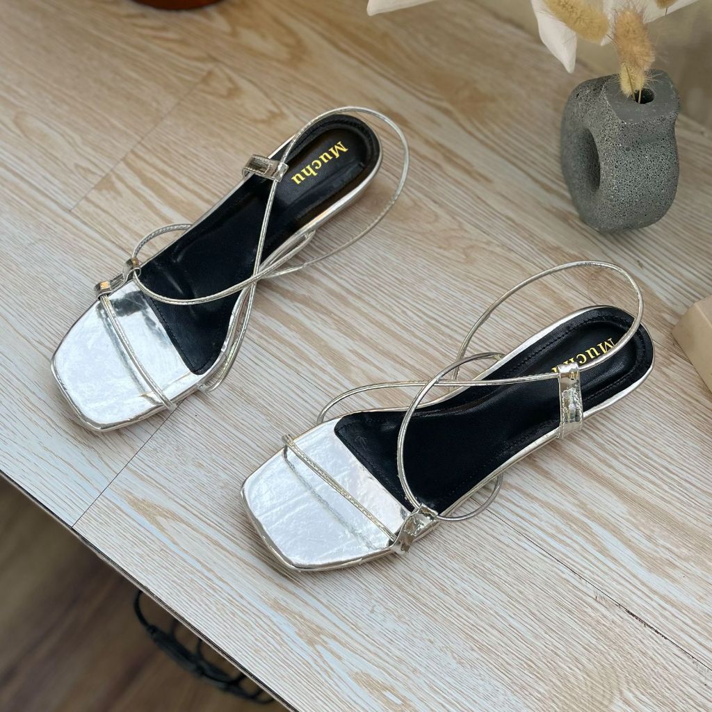 Camulucu - Clara Sandal Heels Wanita / Heels Wanita / Heels Tali/ Heels 3cm