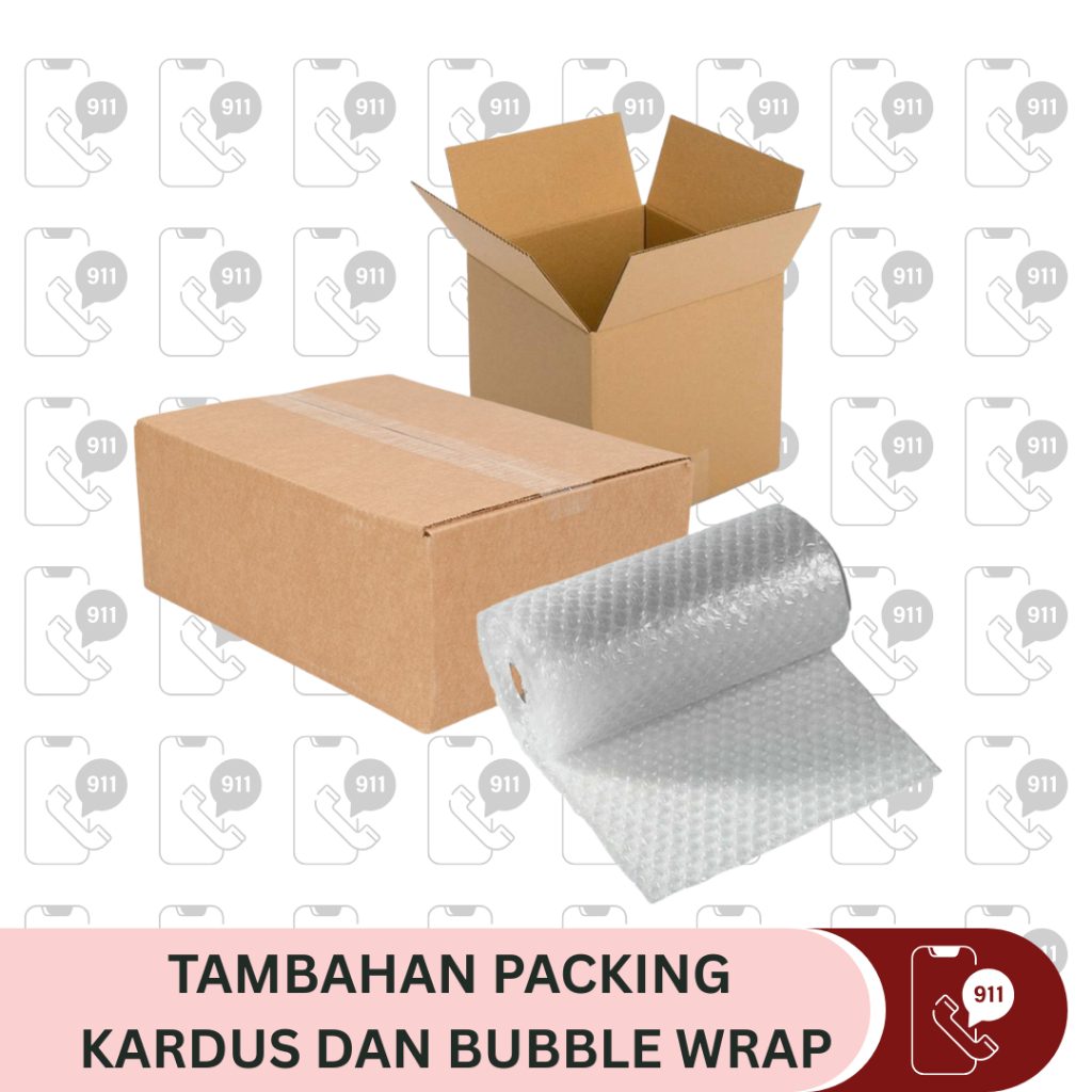 

Tambahan Packing Bubble Wrap / Kardus