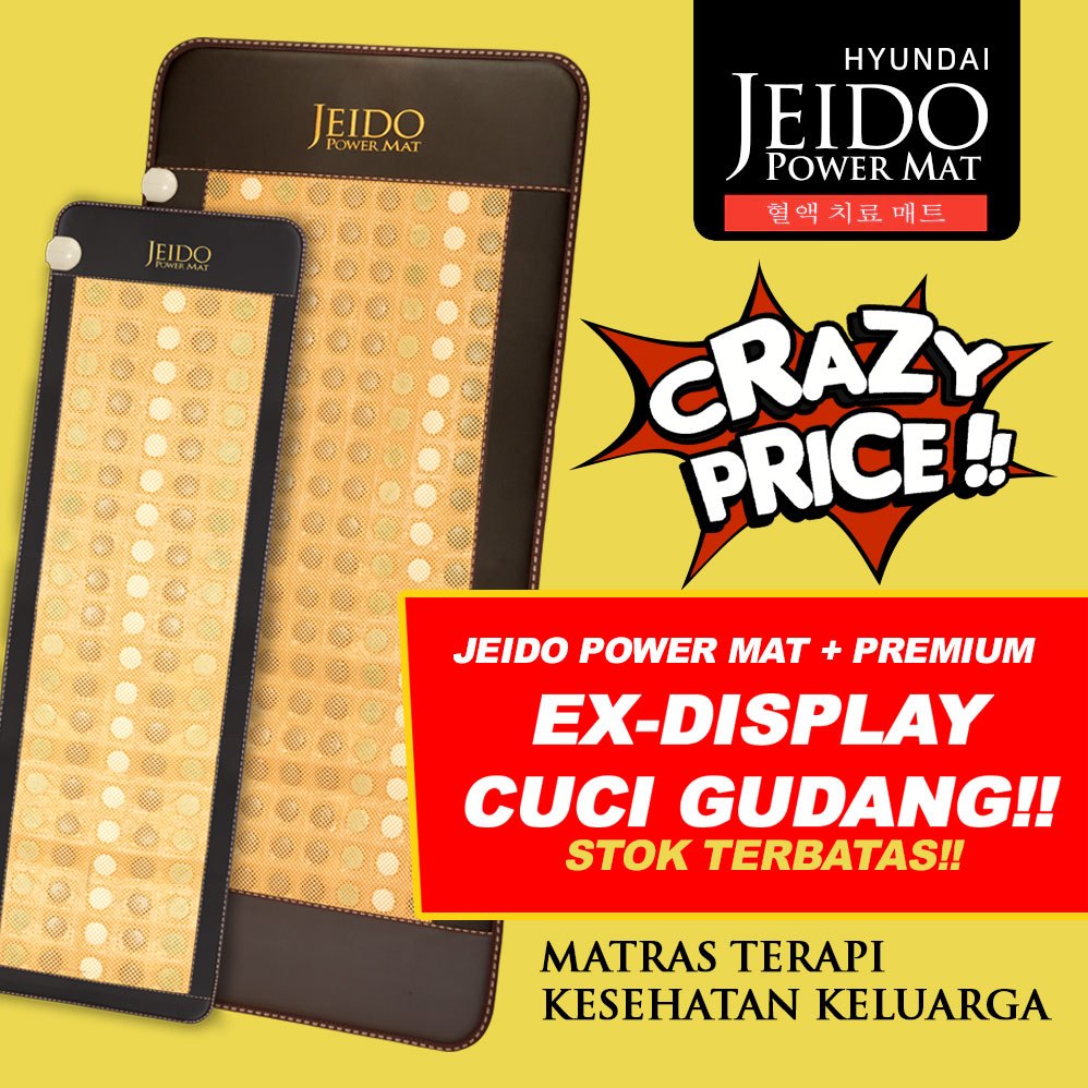 Matras kesehatan terapi korea I Stone matras therapy Jade mat JEIDO EX DISPLAY CUCI GUDANG TERMURAH