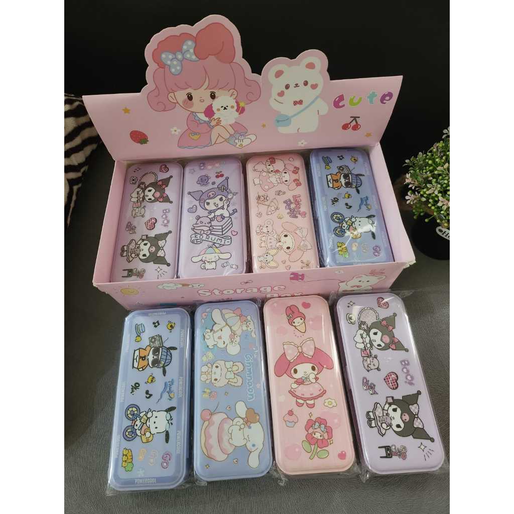 

TEMPAT PENSIL KUROMI SANRIO 2 SUSUN/CINAMOROLL/MELODY/POCACHO