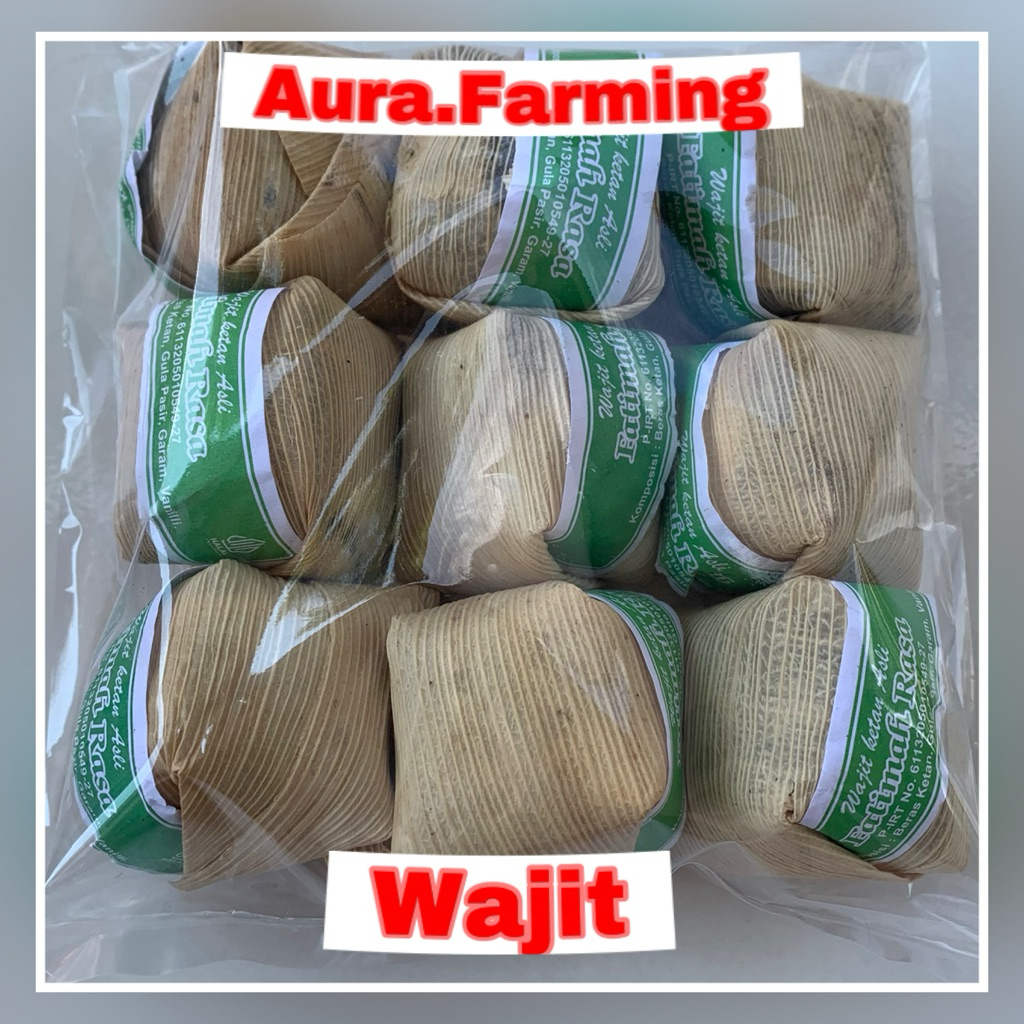 

Wajit/wajik 500gr kelapa asli ketan enak legit murah langsung dari pabrik