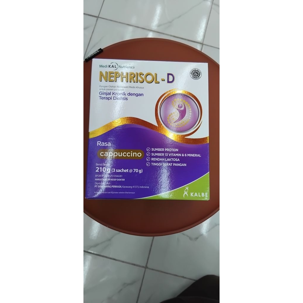 

NEPHRISOL- D RASA CAPPUCINO 210 GRAM ( 3 SACHETS)