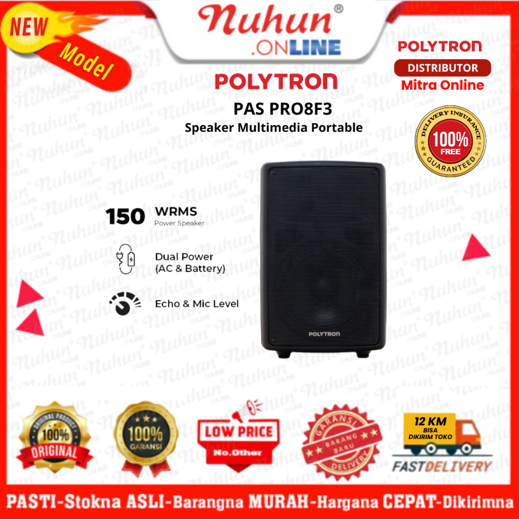 Polytron Speaker Portable PAS PRO8F3