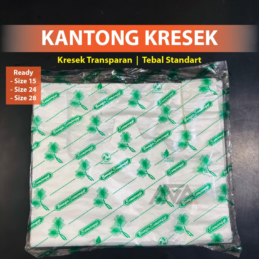 Kantong Kresek Bening Transparan | Kresek HDPE | Kresek mini | Kresek tanggung | Kresek Besar Jumbo