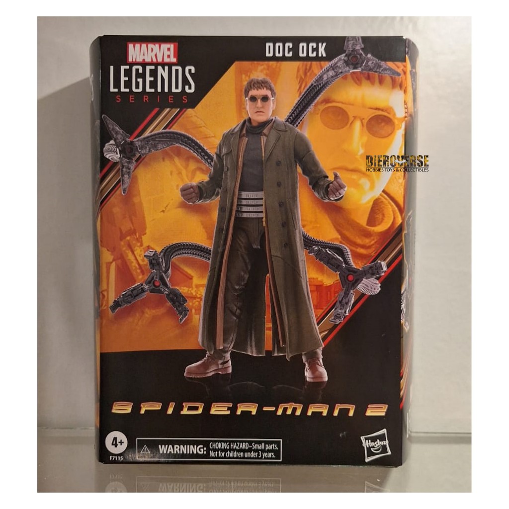 Hasbro Toys Marvel Legends Doc Ock Doctor Dr. Octopus Spiderman 2 Figure Original Misb