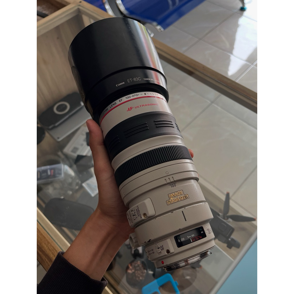 Lensa Tele Zoom Canon 100-400mm IS USM