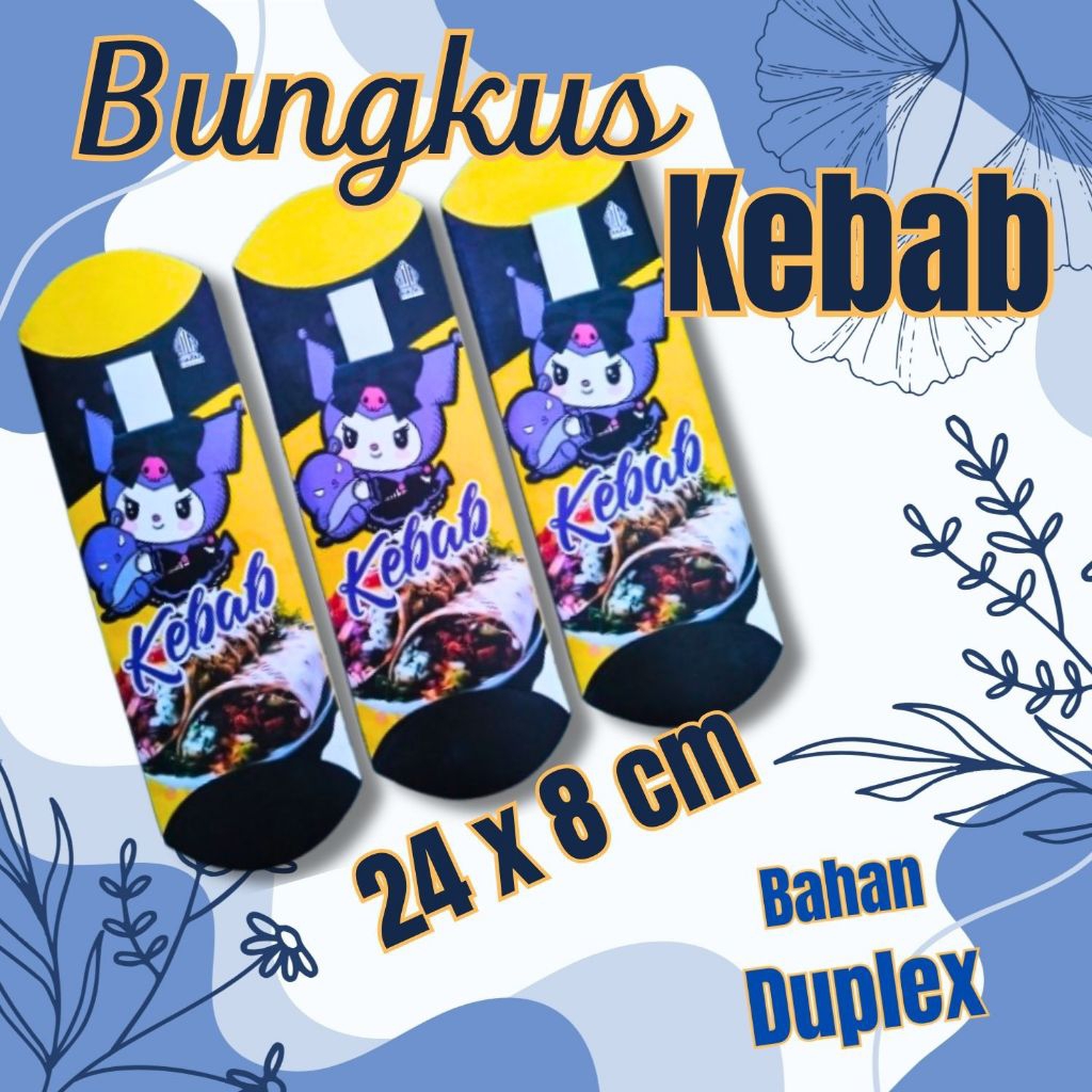 

Kemasan || Bungkus || Wadah Kebab tarikan ukuran 24 x 9 cm isi 100 pcs anti minyak