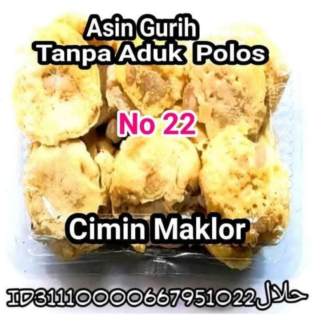 

CIMIN MAKLOR ASIN PEDAS GURIH