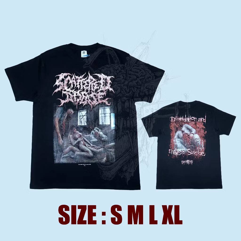 SCATTERED DISEASE - Dilapidation And Endless Suicide - tshirt | tshirt band metal original | kaos di