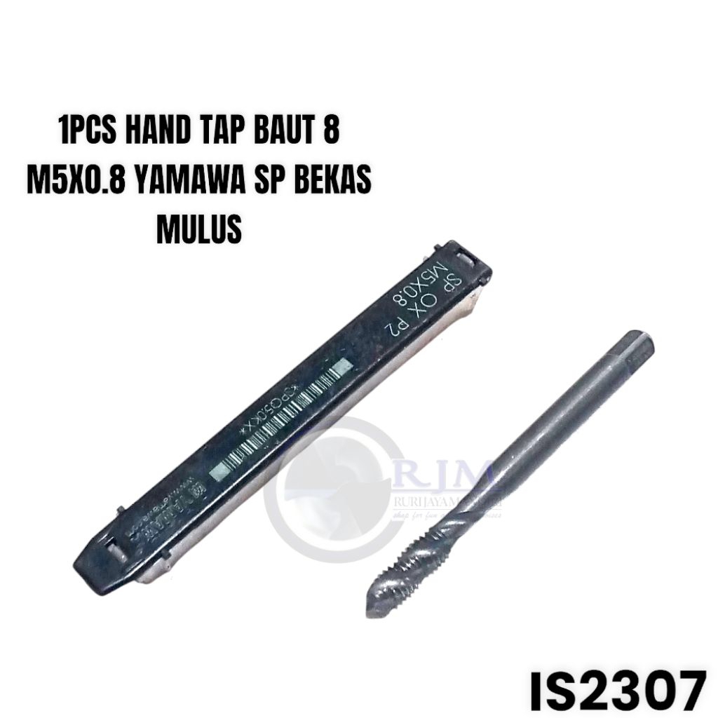 tap mesin M5x0.8 SP Yamawa japan tap baut 8 tap drat 8