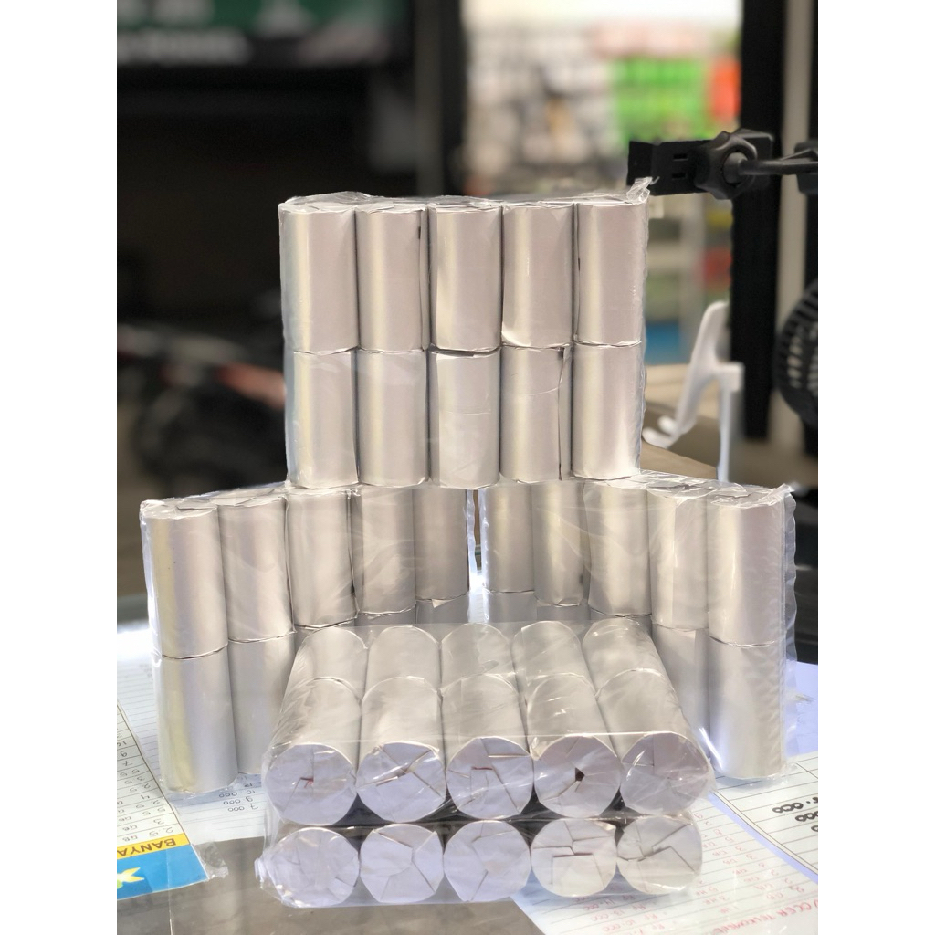 

Kertas thermal edc bluetooth ukuran 58/57x30mm