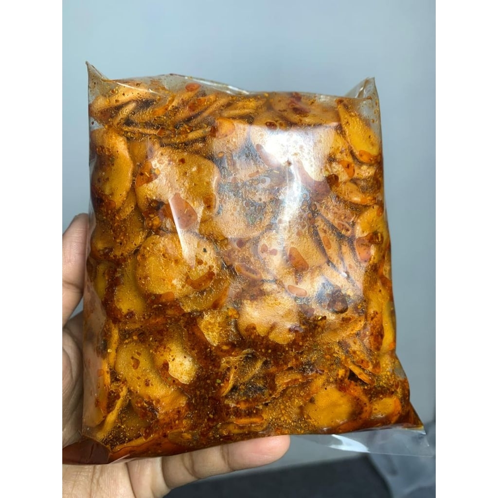 

kerupuk bantat pedas