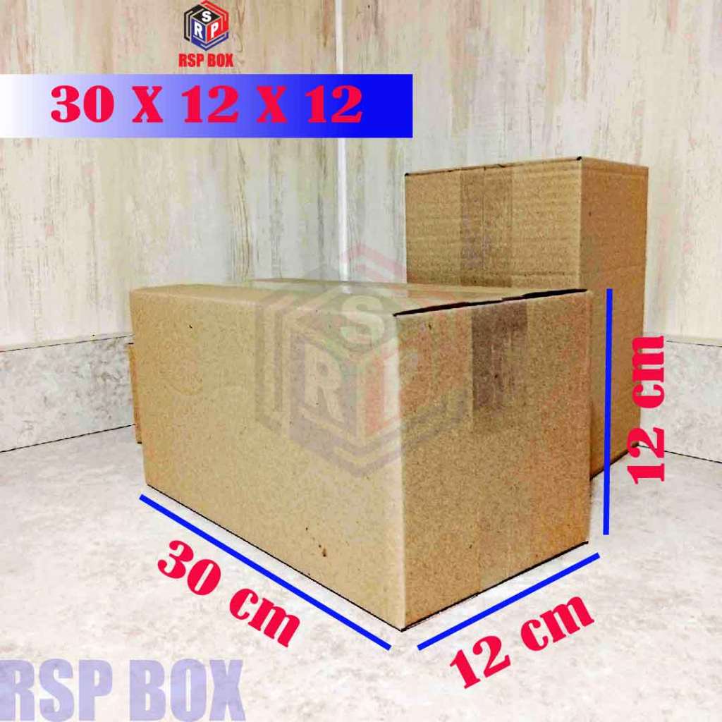 

Kardus packing ukuran 30x12x12 cm karton box packaging kemasan murah
