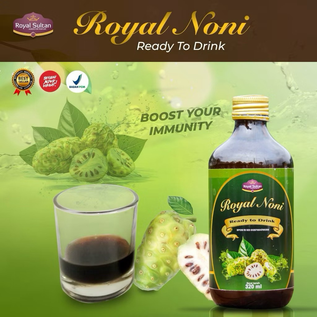 

Royal Noni / Noni Cider Vinegar Jus Mengkudu Fermentasi Premium Ready to Drink 320ml