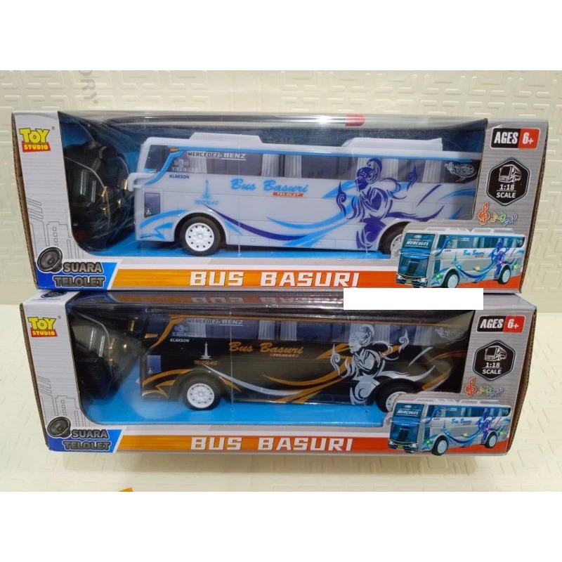 Mainan Anak RC BUS BASURI TELOLET 6176D Remote Control Basuri RC Bus Telolet Suara Telolet