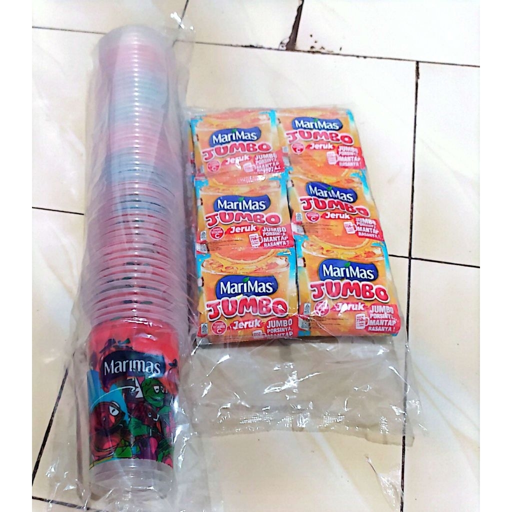 

GRATISS CUP 1 Slop untuk 4 Renteng Marimas JUMBOO
