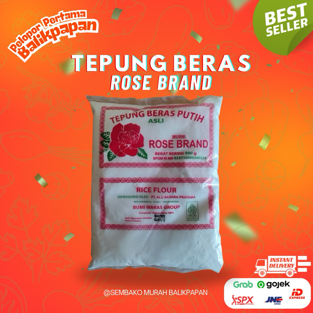 

tepung beras rosebrand 500 gr