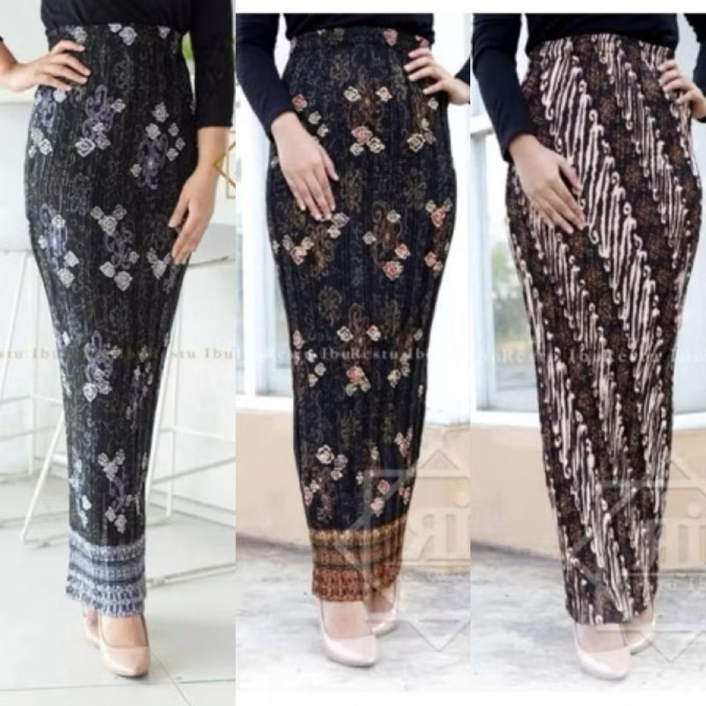 ROK PLISKET BATIK ROK PLISKET KEBAYA ROK PLISKET MODERN KEBAYA MODERN Rok prisket - Bawahan kebaya -