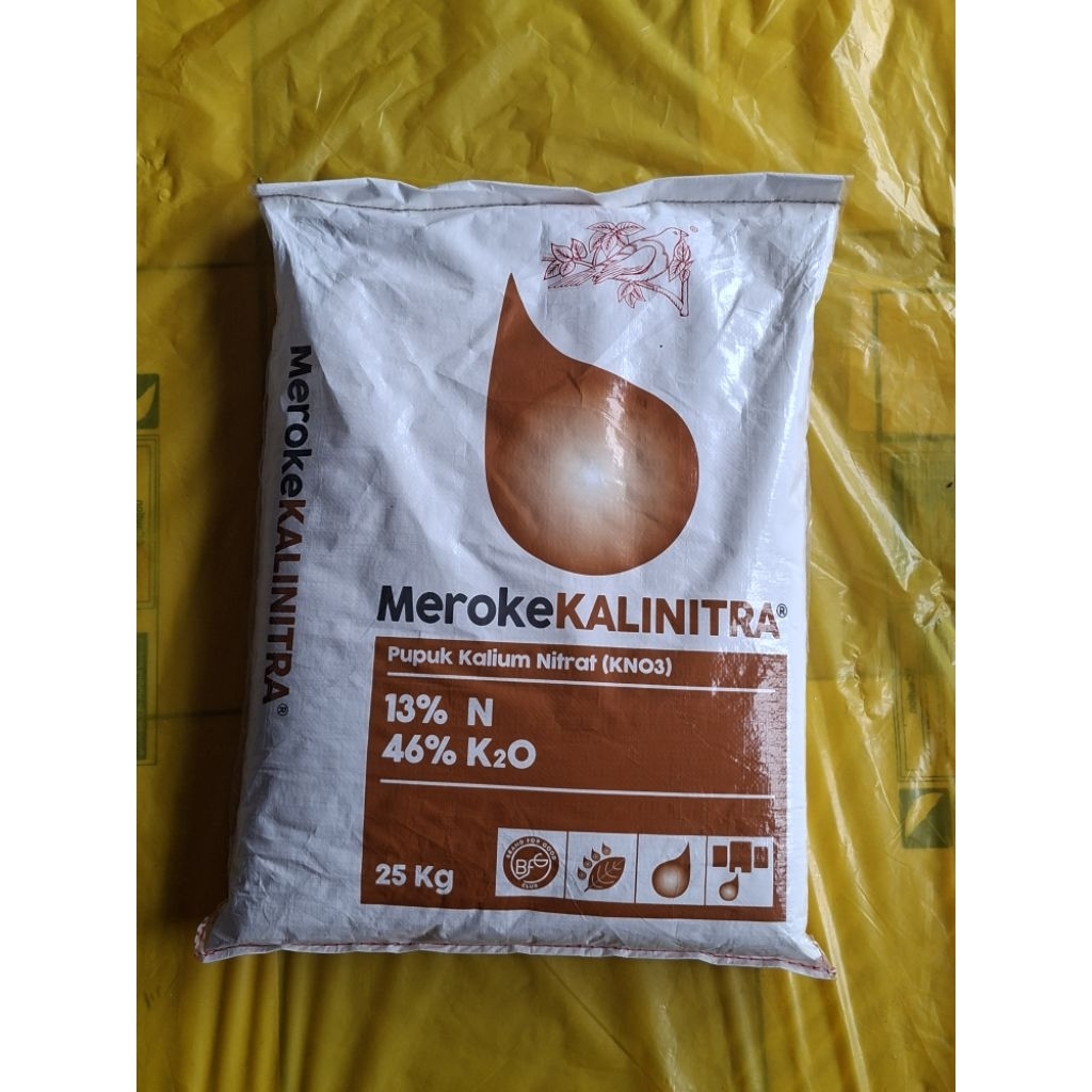 Meroke Kalinitra kemasan 25 kg Original.