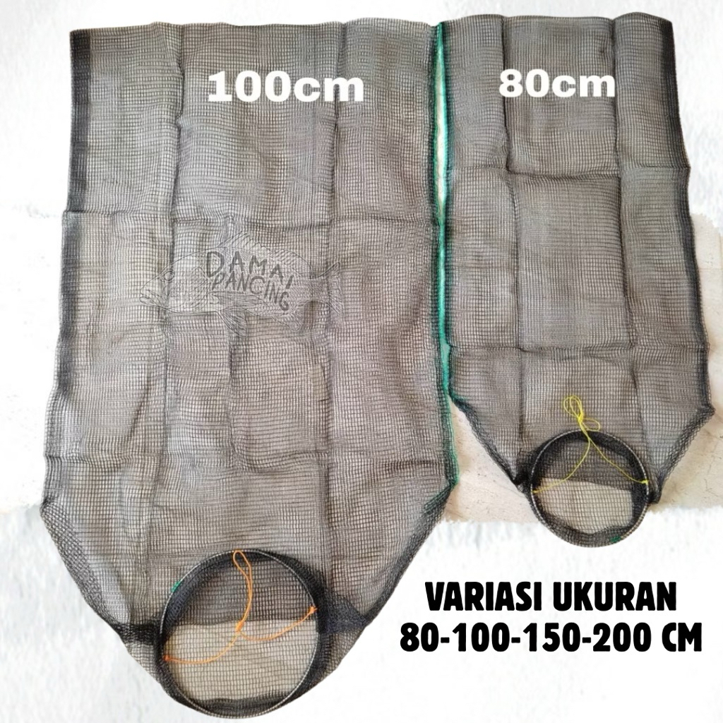 Keramba Waring Koja Tempat Pancing Ikan Panjang 80 100 150 200 Cm