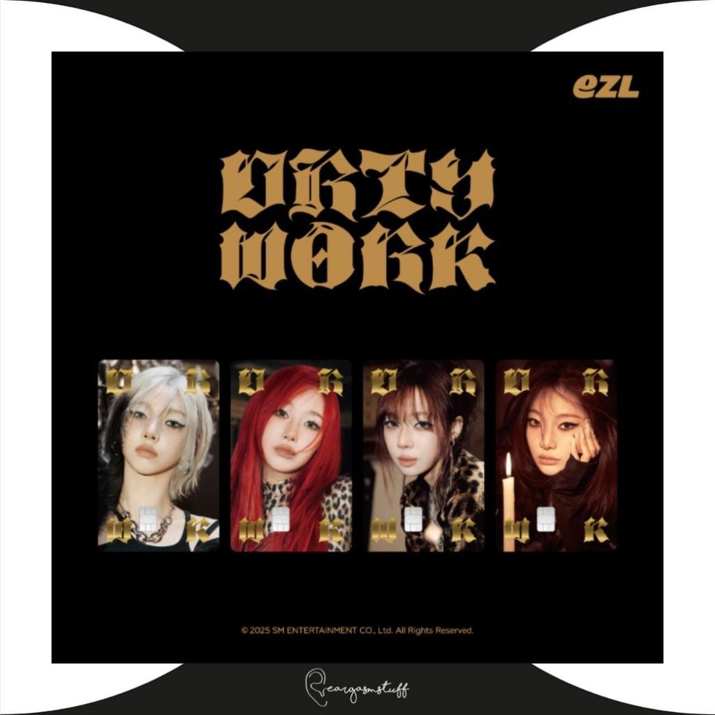 AESPA EZL CARD OFFICIAL MERCH/ MERCHANDISE/ MD