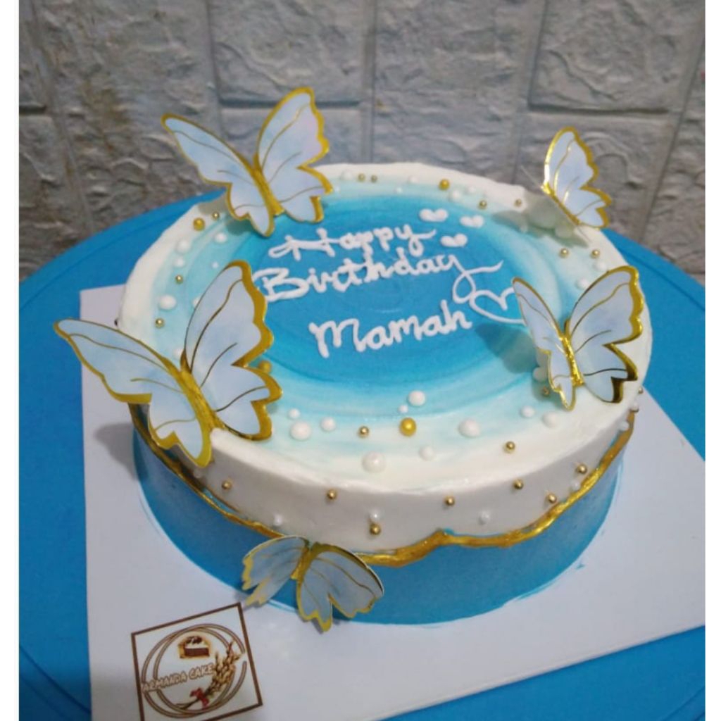 

butterfly Korean cake kue ulang tahun (16cm)