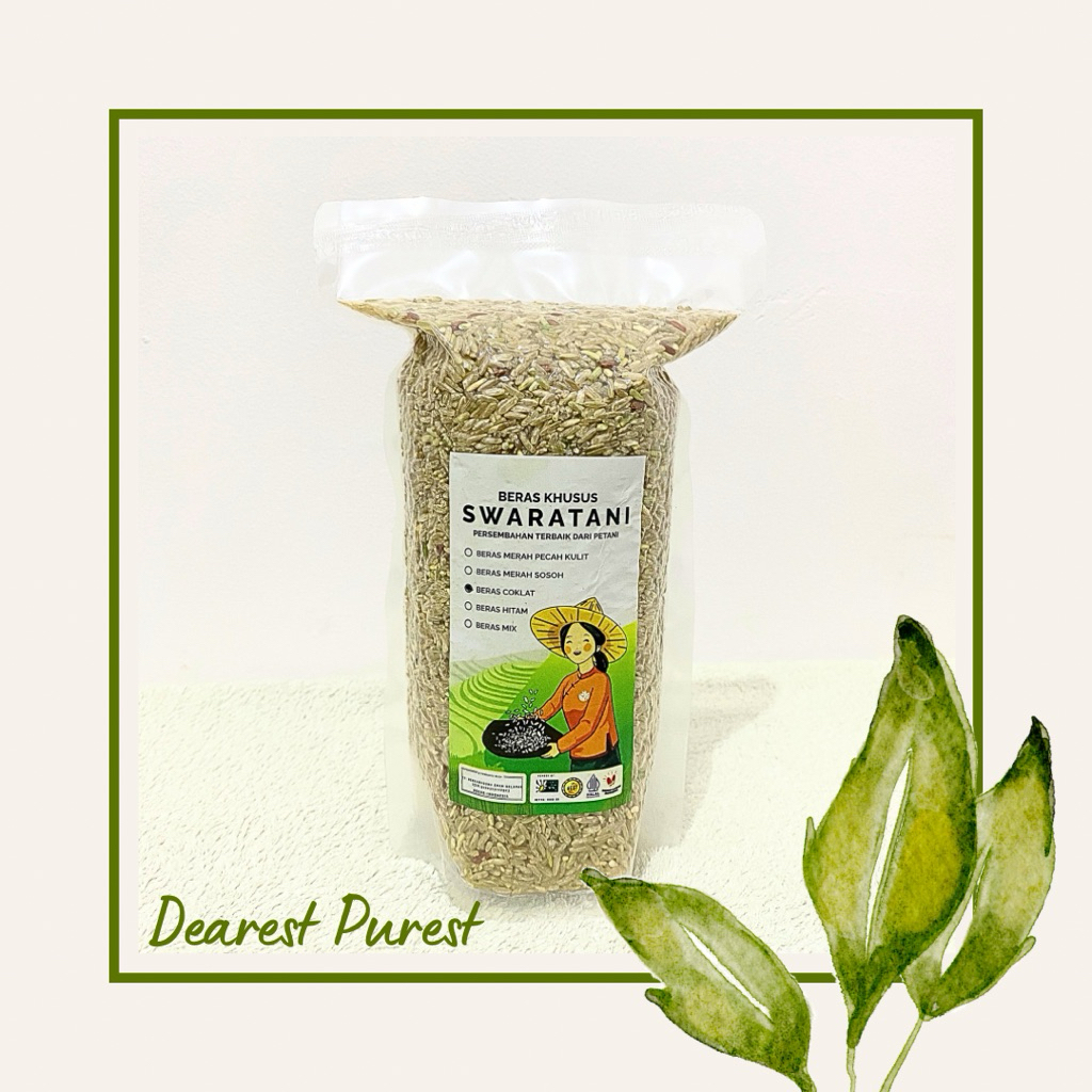 

Beras Cokelat Organik Organic Rice Swaratani