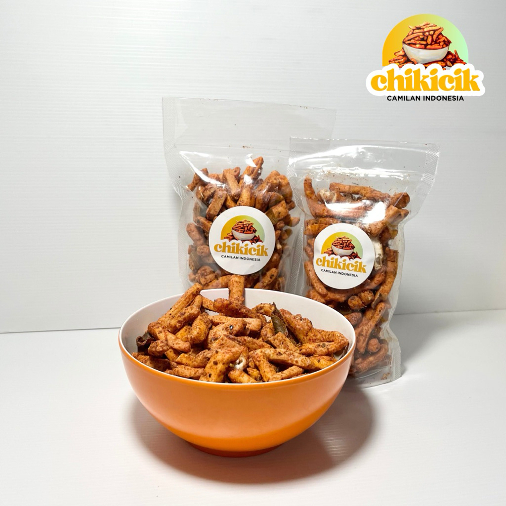 

Basreng pedas rasa daun jeruk 100 gr - 200gr