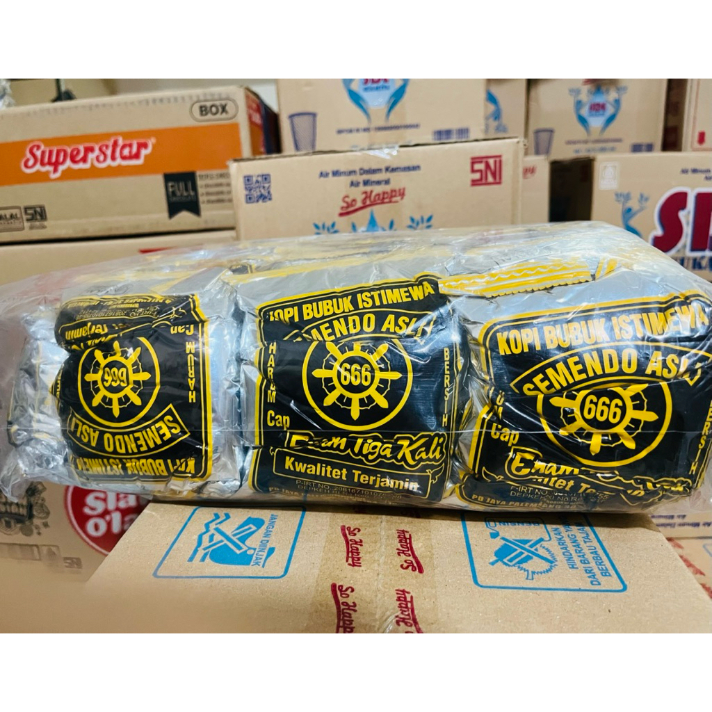 

Kopi 666 semendo 190g asli palembang 1ball (20pcs)