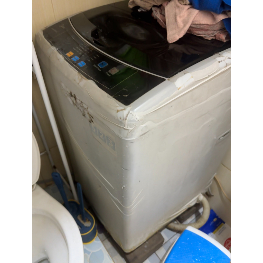 Normal Mesin Cuci 1 tabung Atas Midea MAS90-S501G | Top loading Bekas Seken Second