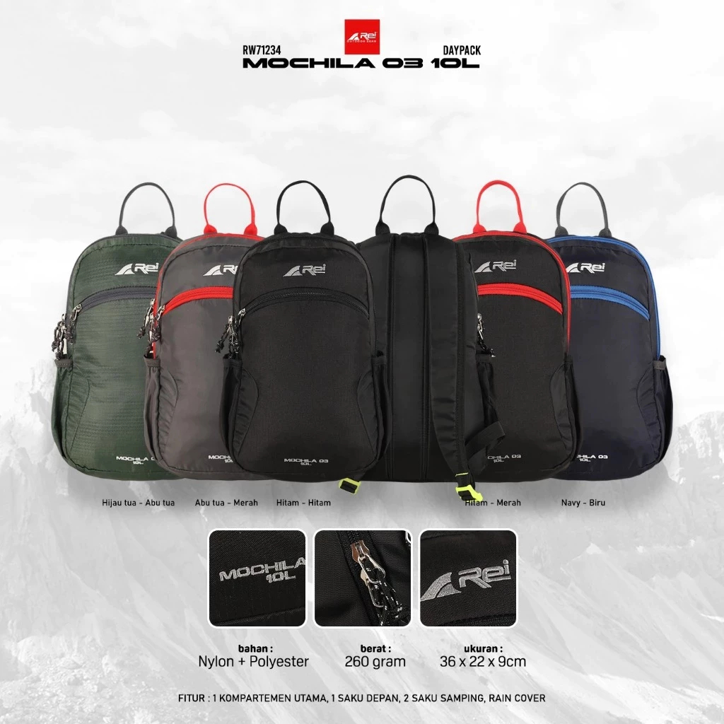 Daypack Mochila 03 10 Liter Arei Outdoorgear