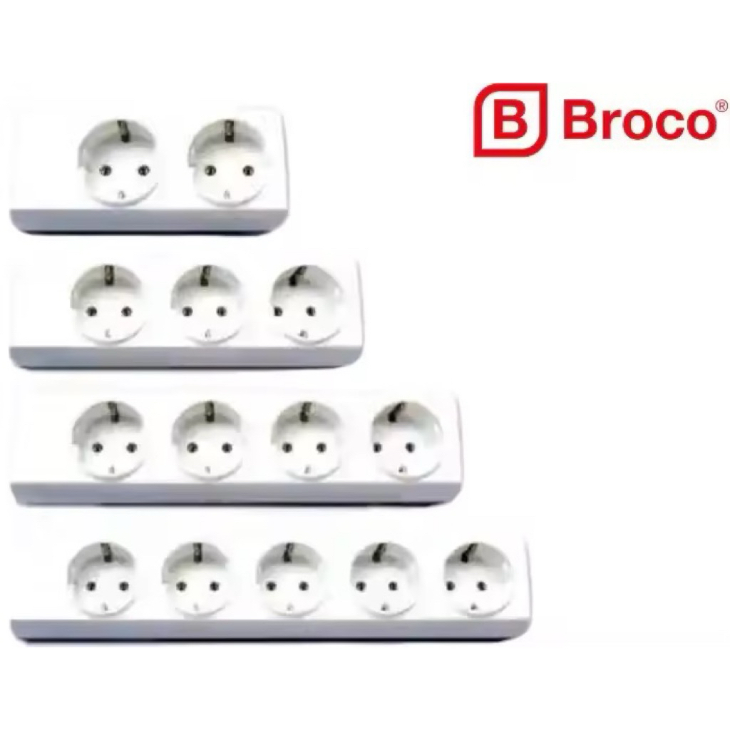 Terminal Broco 2 Lubang / 3 Lubang / 4 Lubang / 5 Lubang / Stopkontak broco / Terminal Panjang Broco