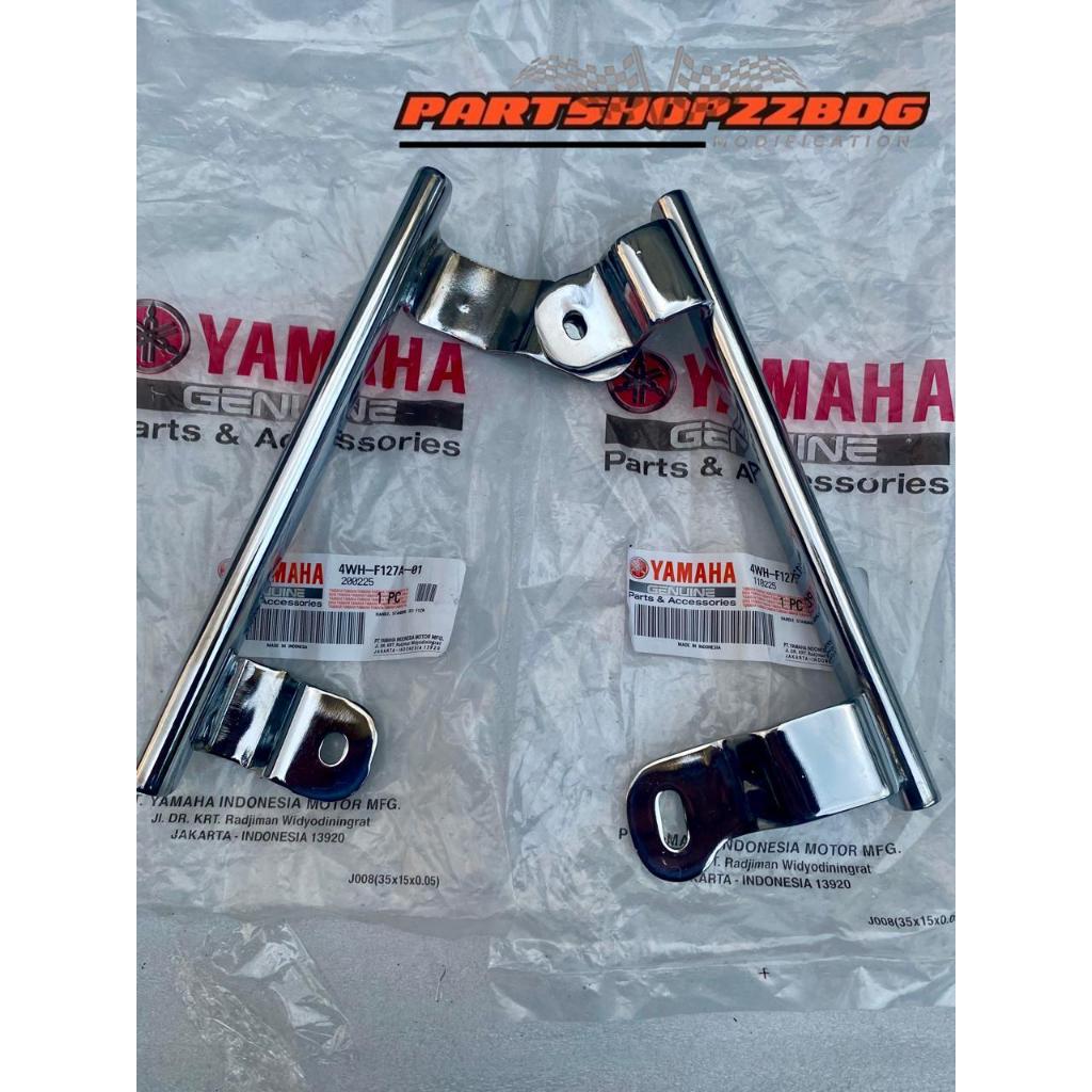 BEHEL BEGEL SAMPING YAMAHA F1ZR F1Z R FIZR ORIGINAL BARU CHROME ASLI CELUP ORIGINAL YAMAHA GENUINE P
