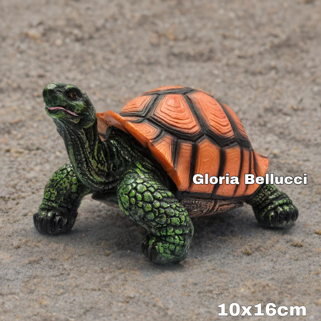 patung pajangan kura kura indian star miniatur kura2 sulcata