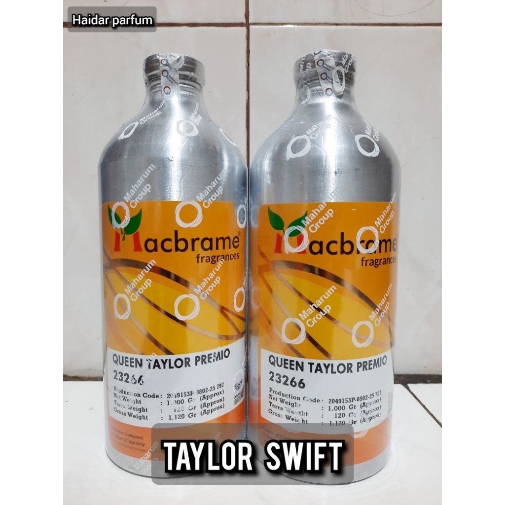 Bibit parfum QUEEN TAYLOR PREMIO MACBRAME / Taylor swift packing 1kg segel