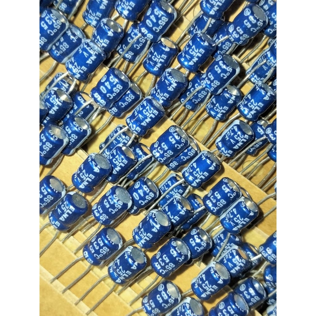 Elco 4.7uf 25v original ELNA (10pcs)