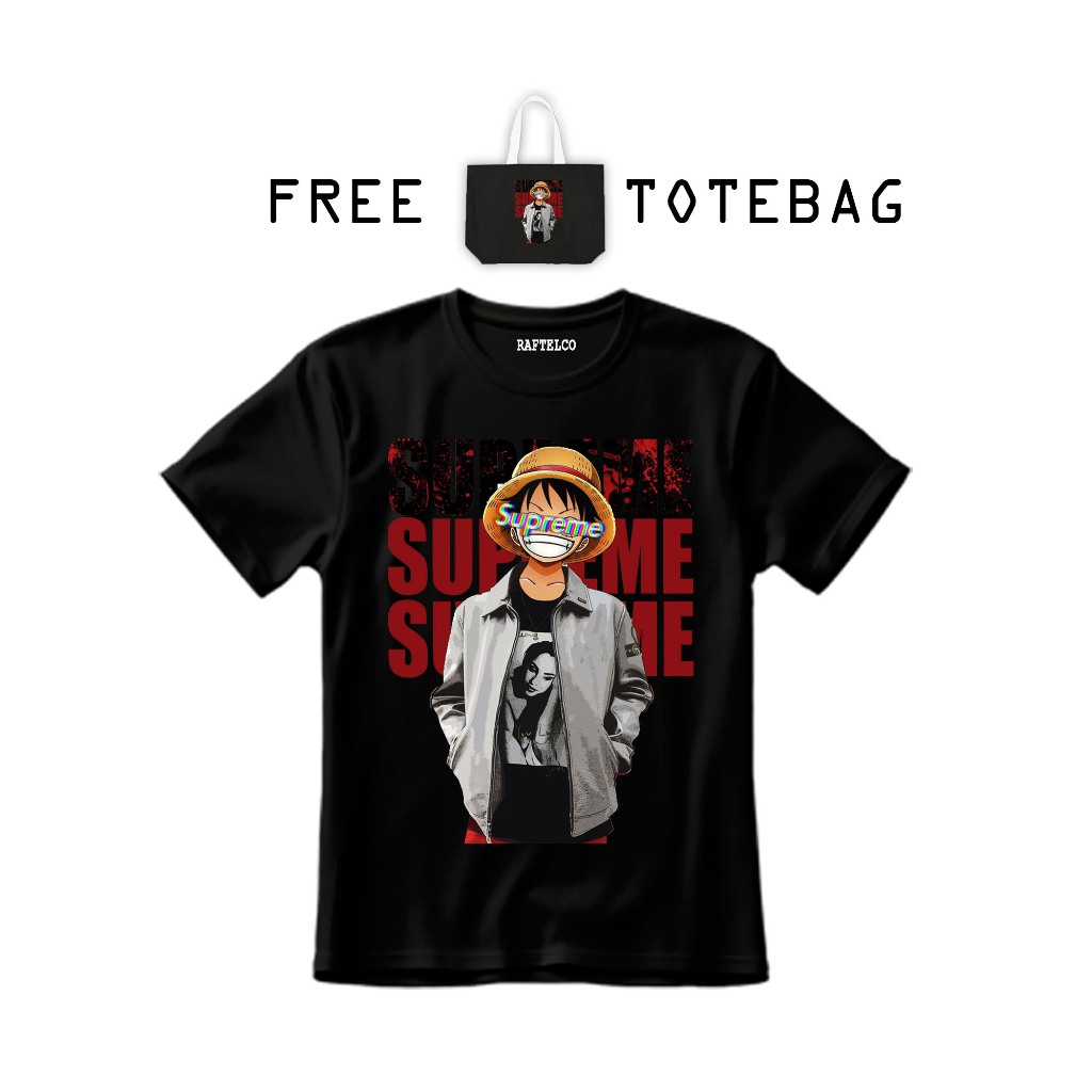 KAOS COOL LUFFY - KAOS ANIME - TSHIRT ONE PIECE - KAOS ONE PIECE - KAOS LUFFY