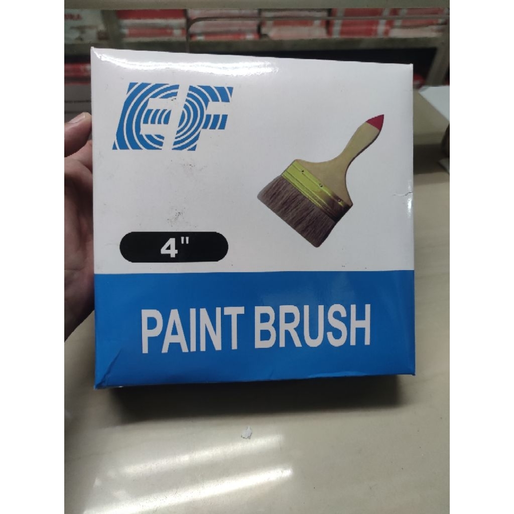 

[12] KUAS CAT TEMBOK 4 INCH EIFFEL EF GAGANG KAYU / 12 BUAH