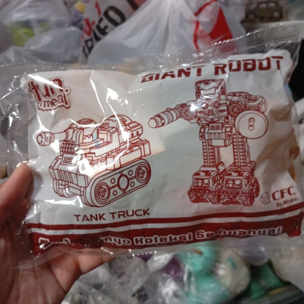 cfc toys fun meal giant robot 2025 tank truck