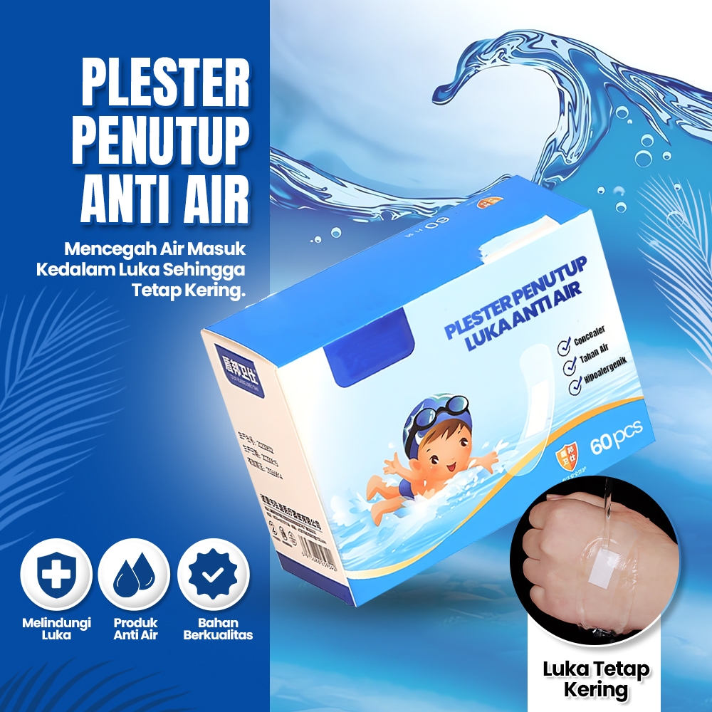 Bebas Khawatir Tahan Air Stiker Bayi Dapat Mandi Renang Stiker Ultra Tipis Pu Transparan Tak Terlihat Lukisan Stiker Gas Anti