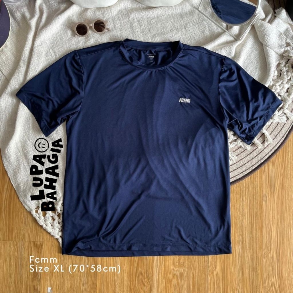 FCMM Korea Navy Gym Running Sport Jersey size XL • 100% Original (Kaos Olahraga)