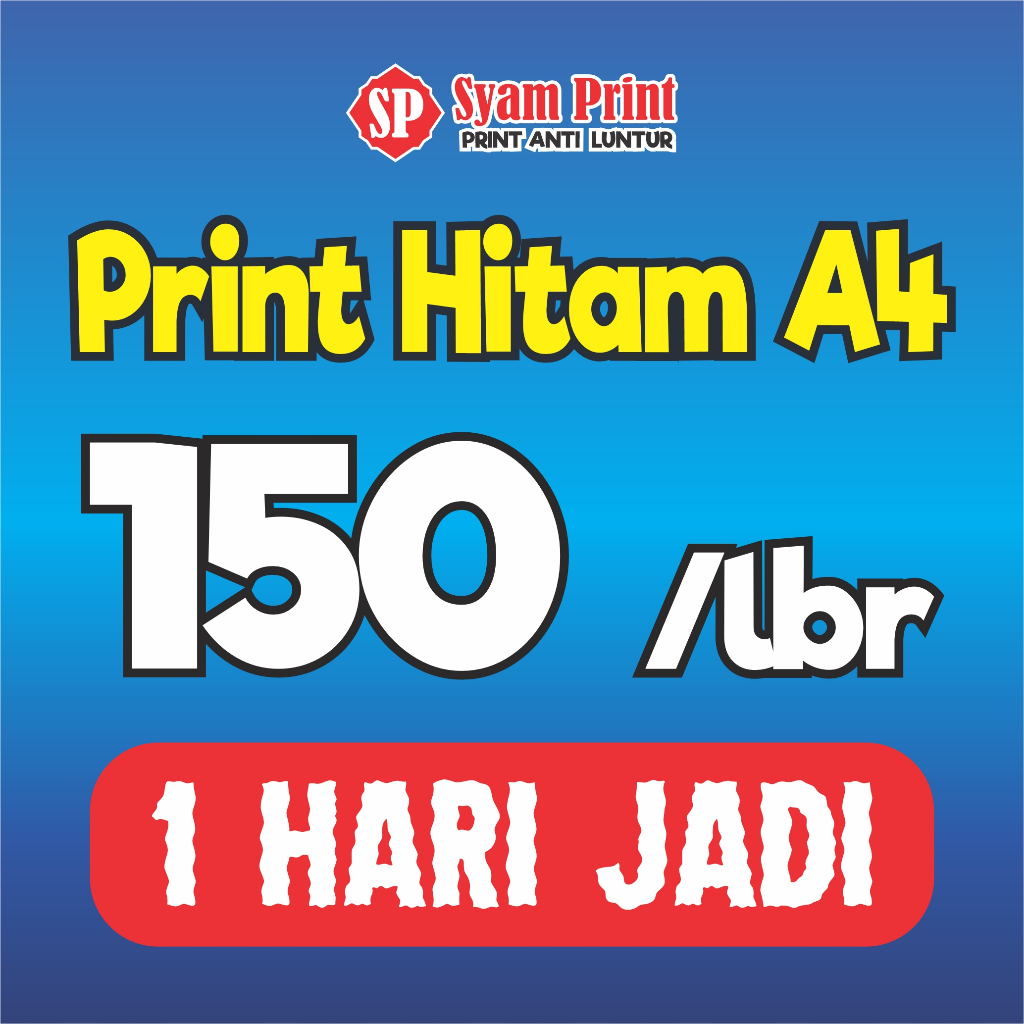 

Print Hitam A4