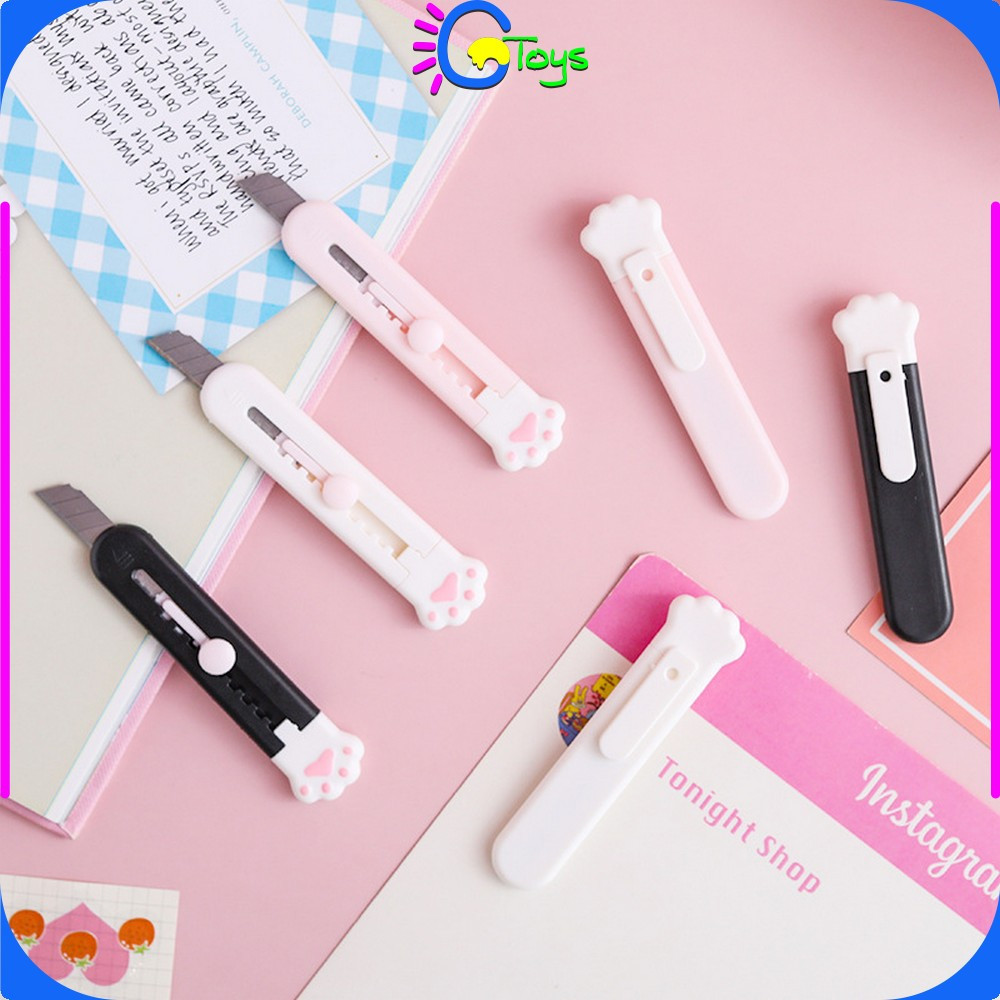 

EC CR-C786 Cutter Mini Portable Pisau Pemotong Kertas Model Animal / Kater Mini Cutter Unboxing Paket / Silet Kecil Travelling