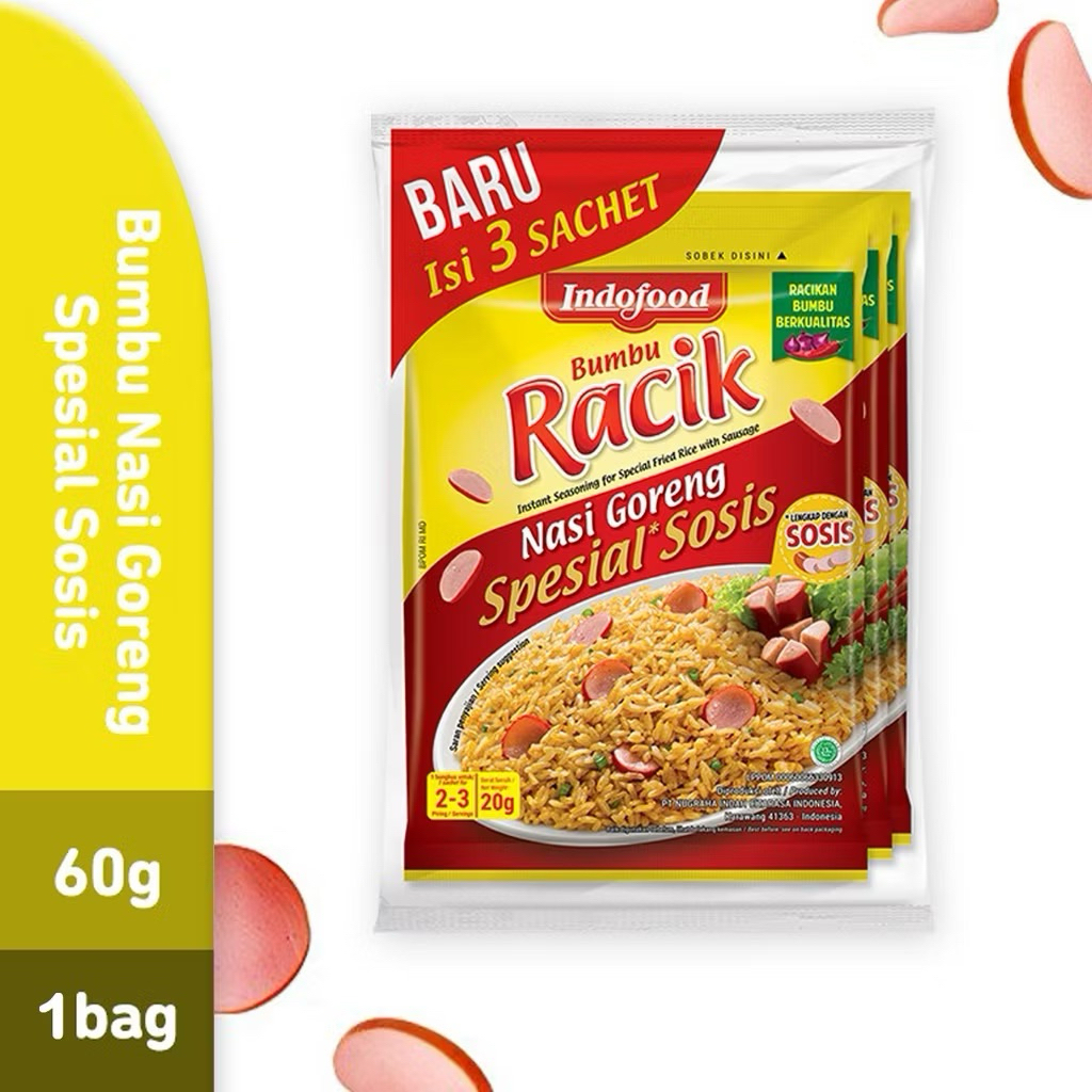 

3 PCS - Racik Nasi Goreng Sosis 20 Gr