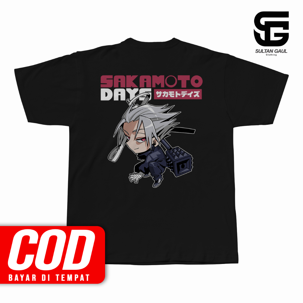 Kaos Aesthetic Anime SAKAMOTO DAYS GAKU Distro Unisex