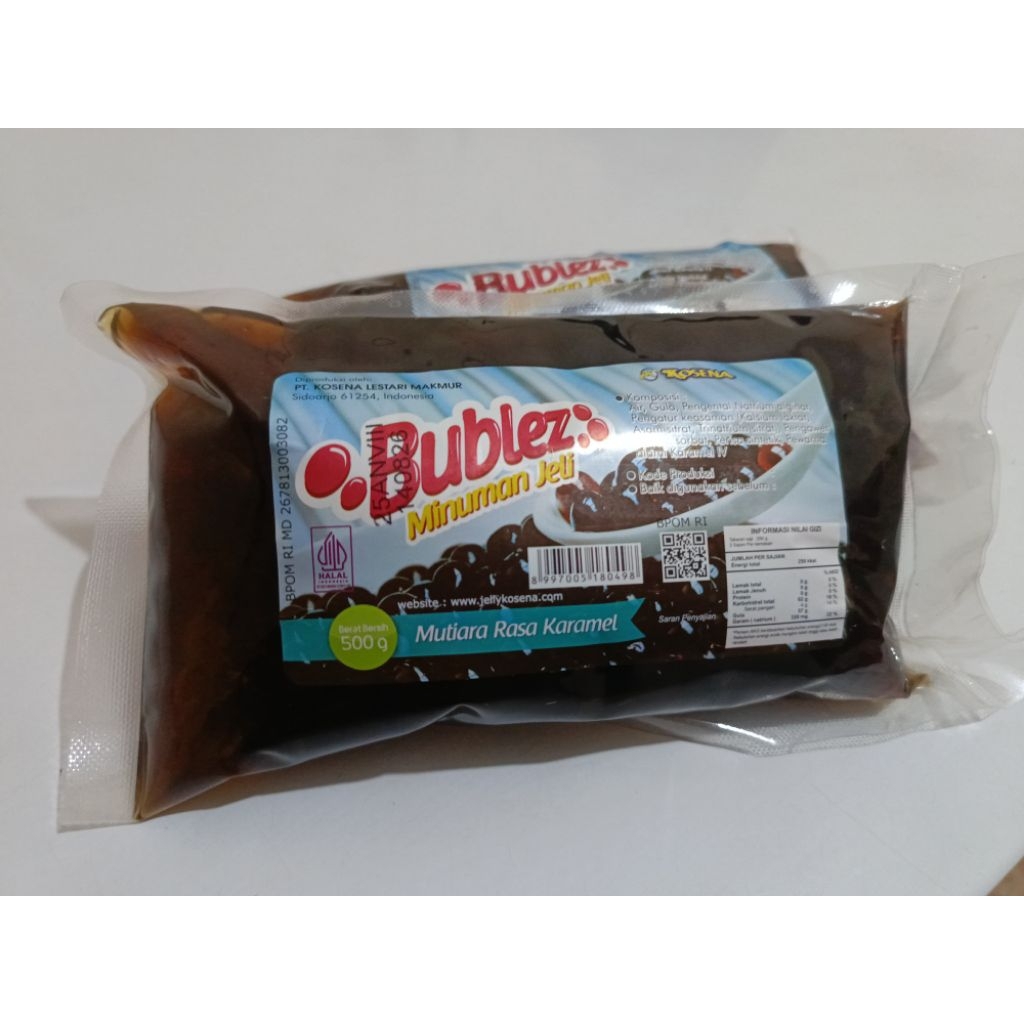 

Bublez Arora / Boba Arora / Boba caramel / Boba viral 500 Gr