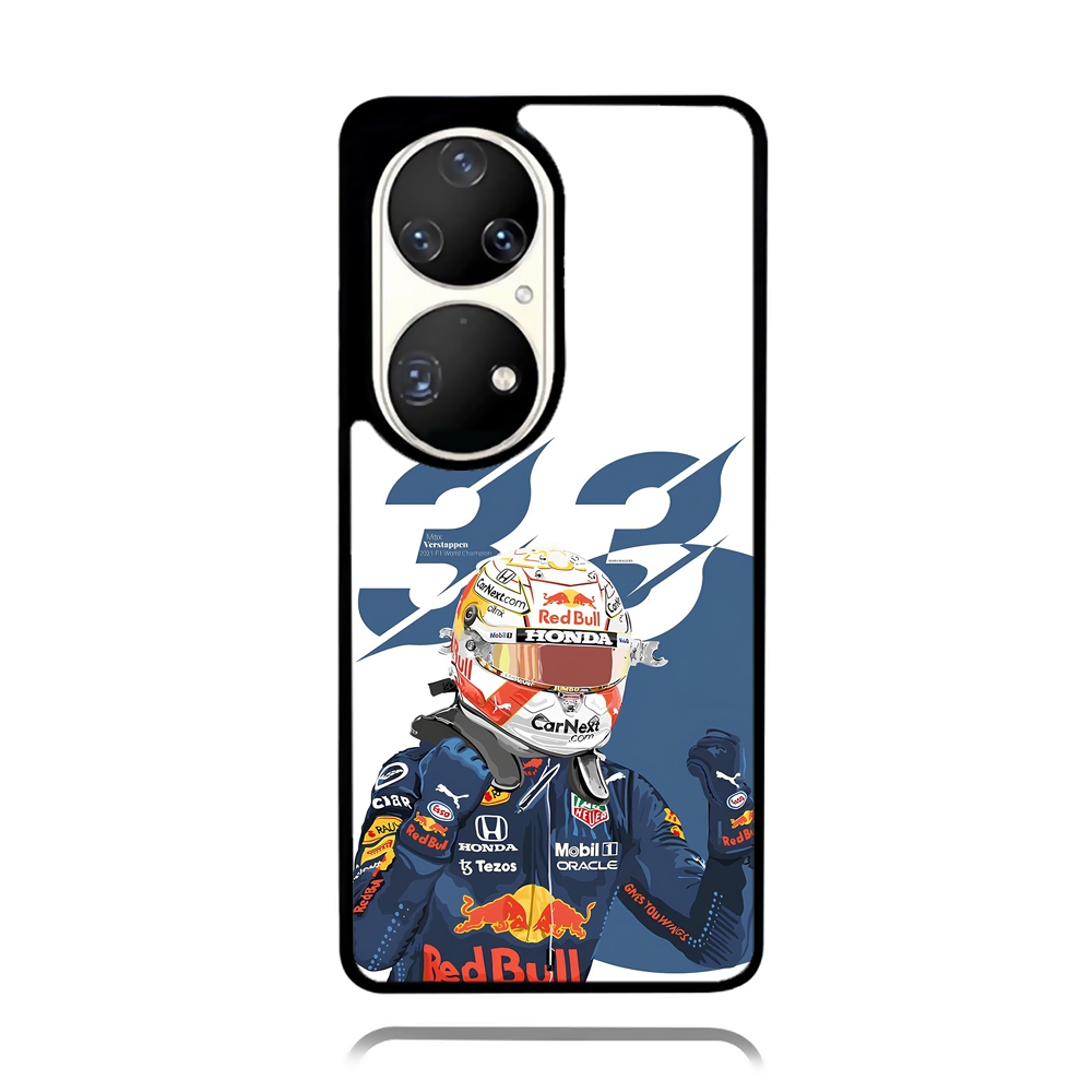 Case HP Huawei P70 P60 P50 P40 P30 P20 P10 Pro TPU Rubber Softcase MAX Verstappen F1