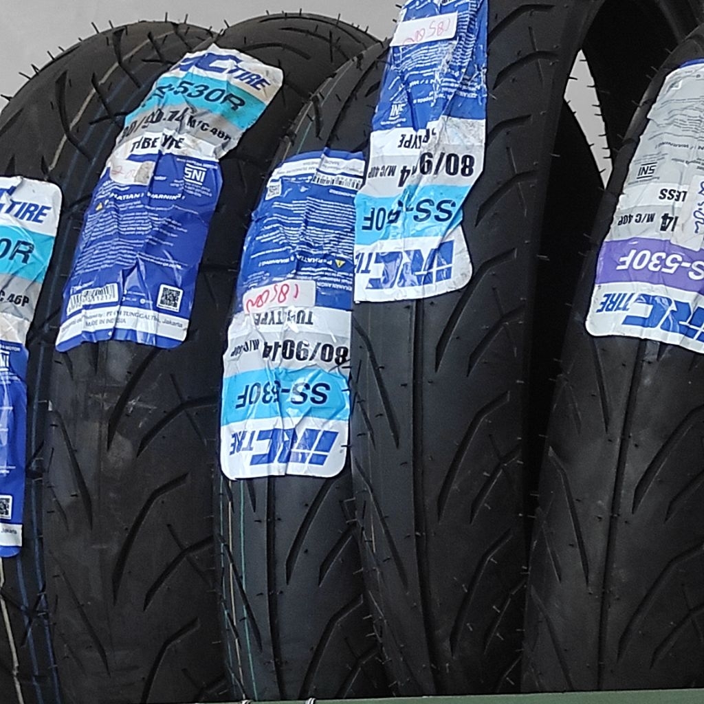 BAN LUAR IRC TIPE TUBE UKURAN 80/90-14