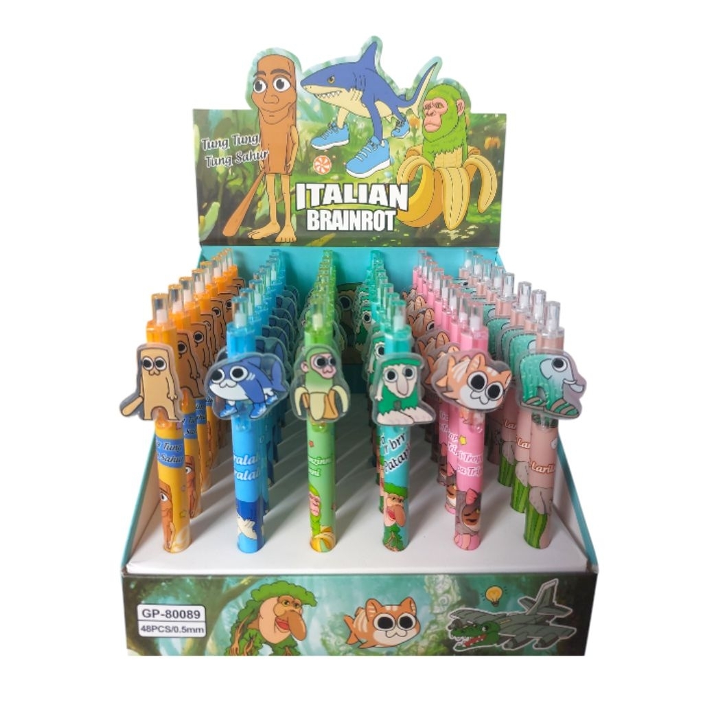 

PULPEN CETET KARAKTER LUCU TINTA HITAM GP 80089