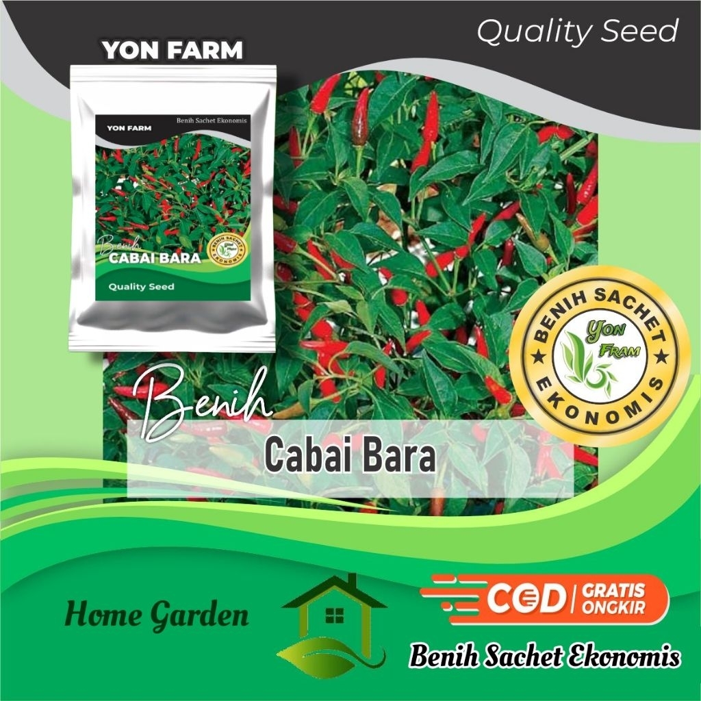 

Cabai Rawit Hijau Bara Pedas Kemasan Sachet Ekonomis Yon Farm